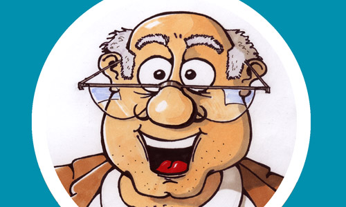 Maskottchen Illustration Friedrichshain